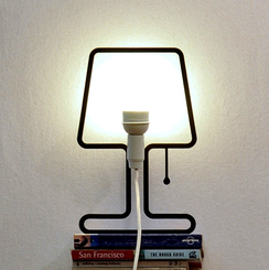 Lampe sticker gain de place