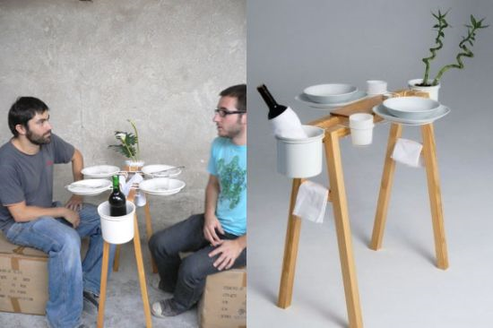 Table gain de place La Vie Boheme pour petits espaces