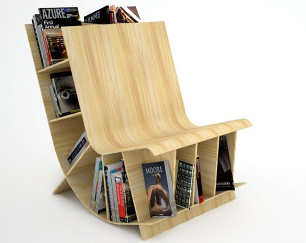 Bookseat, le fauteuil-bibliothèque