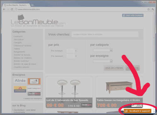 lebonmeuble uservoice