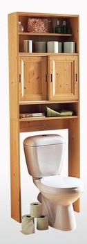 Meuble de rangement pour toilettes