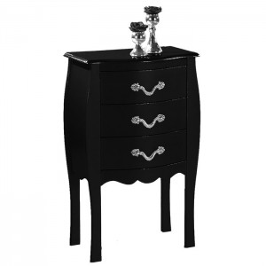 Commode 3 tiroirs Black Baroque 