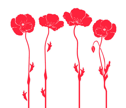 Sticker coquelicot