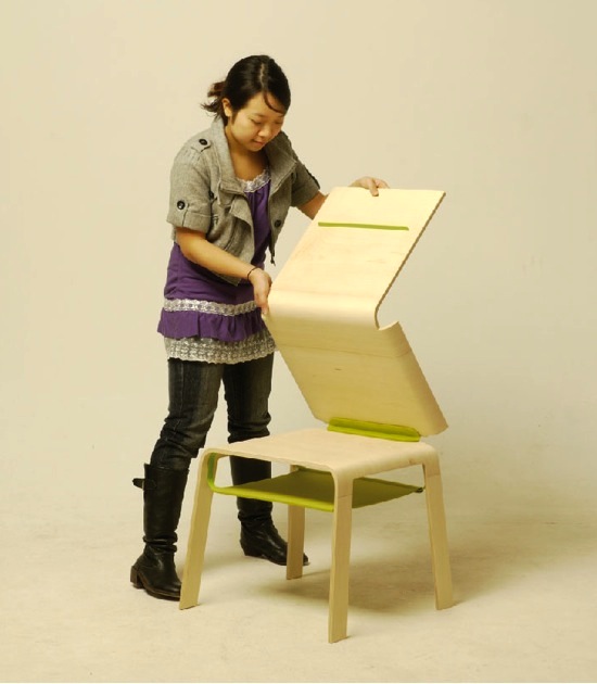 Changeable-folding-chair-table 1
