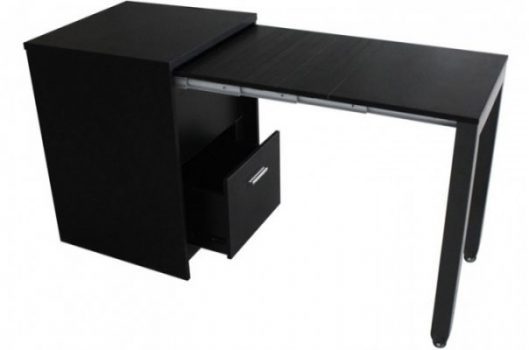 commode-bureau-coulissant-noir