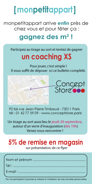 ouverture de monpetitappart dns l'est parisien : un coaching à gagner !