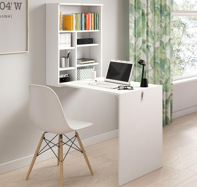 Un bureau mural pliable - Sélections shopping - monpetitappart