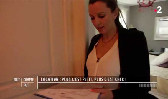 leïla de monpetitappart suivie par une équipe de France 2