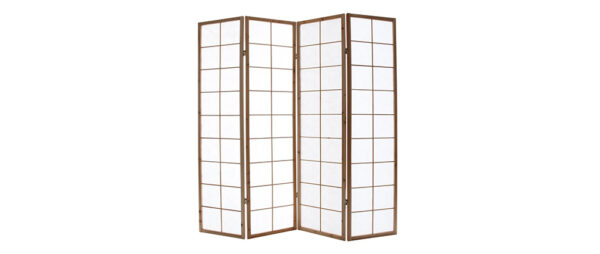PARAVENT JAPONAIS EN BOIS ET PAPIER IKUYO