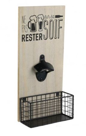 Décapsuleur mural avec panier à capsule – Modèles aléatoires