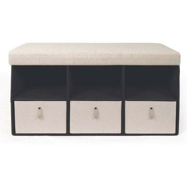 Coffre banc pliable avec rangements moderne