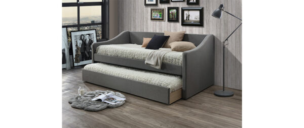 LIT GIGOGNE 90X190 CM GRIS CLAIR BEKKER