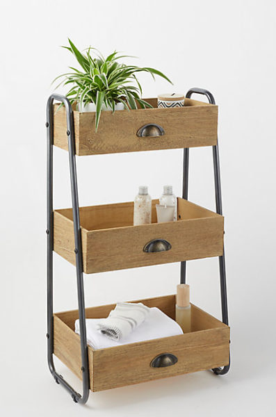 Meuble de rangement bois Chester 43 cm