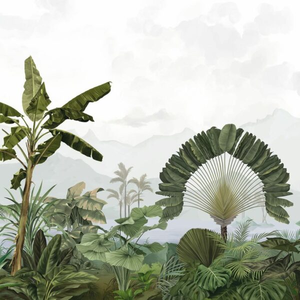 Papier Peint / Fresque intissé semi-satiné (3 lés) patine Amazonia PaperMint